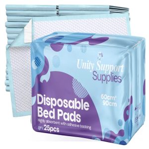 25 x Premium Incontinence Bed Pads, Ultra Absorbent Protection Sheets 90cmx60cm
